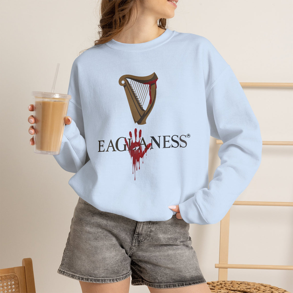 EAGLANESS Unisex Heavy Blend Crewneck Sweatshirt