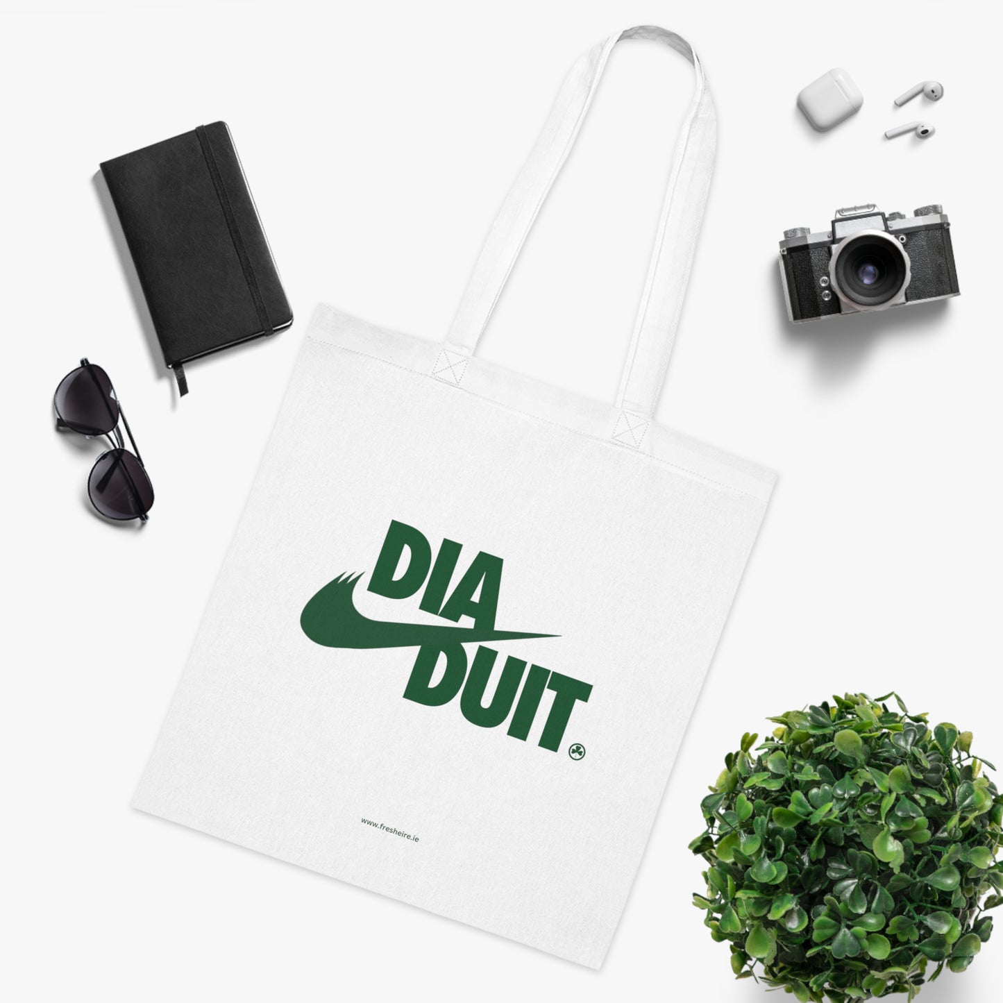 DIA DUIT 100% Cotton Tote Bag