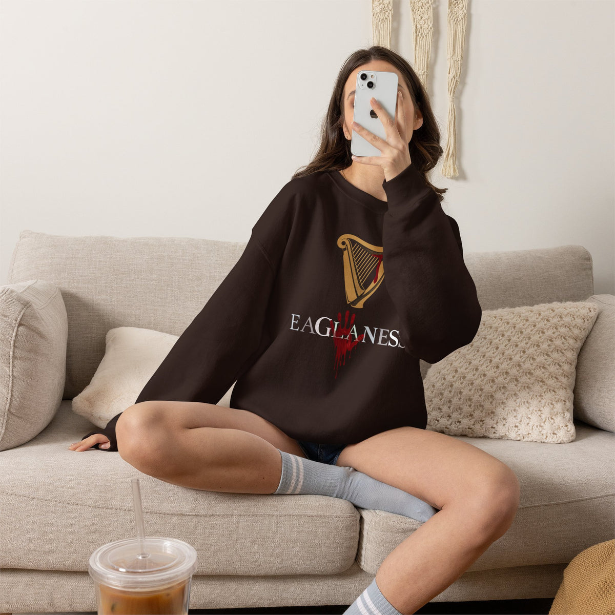 EAGLANESS Unisex Heavy Blend Crewneck Sweatshirt