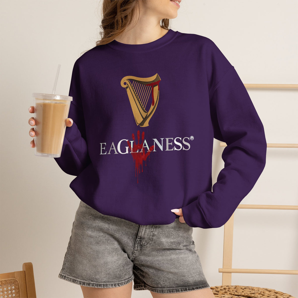 EAGLANESS Unisex Heavy Blend Crewneck Sweatshirt