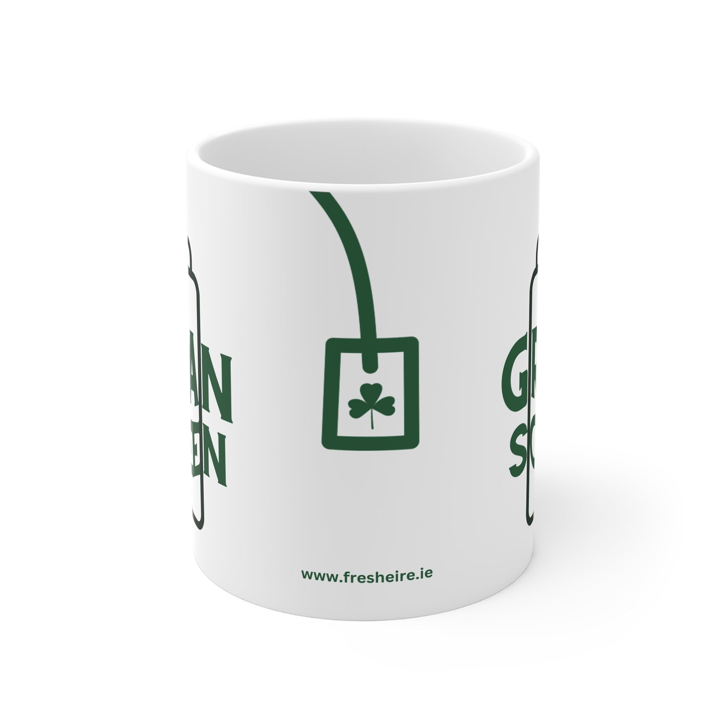 GRIAN SCREEN  33cl White Ceramic Mug