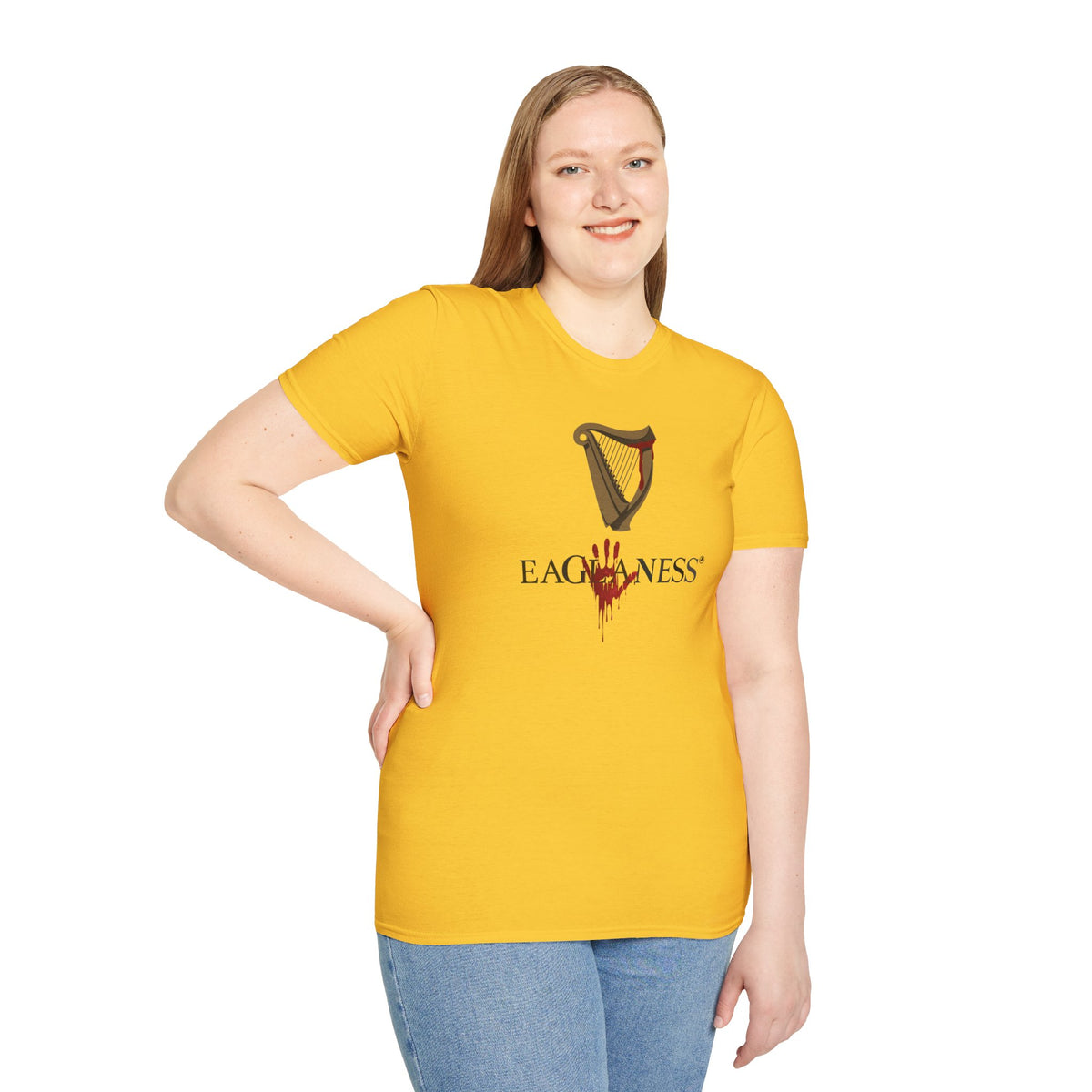 EAGLANESS 100% Cotton Unisex Softstyle T-Shirt