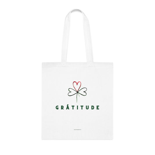 GRÁTITUDE Woven Tote Bag