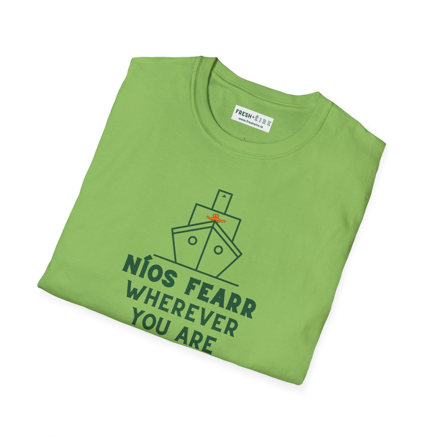 NÍOS FEARR WHEREVER YOU ARE Unisex Softstyle 100% Cotton T-Shirt