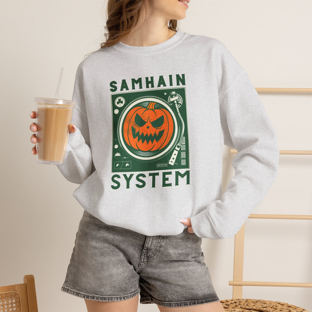 SAMHAIN SYSTEM Unisex Heavy Blend Crewneck Sweatshirt
