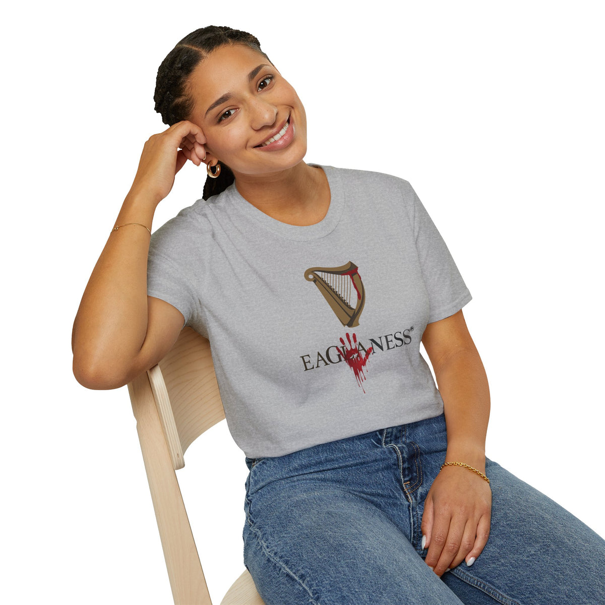 EAGLANESS 100% Cotton Unisex Softstyle T-Shirt