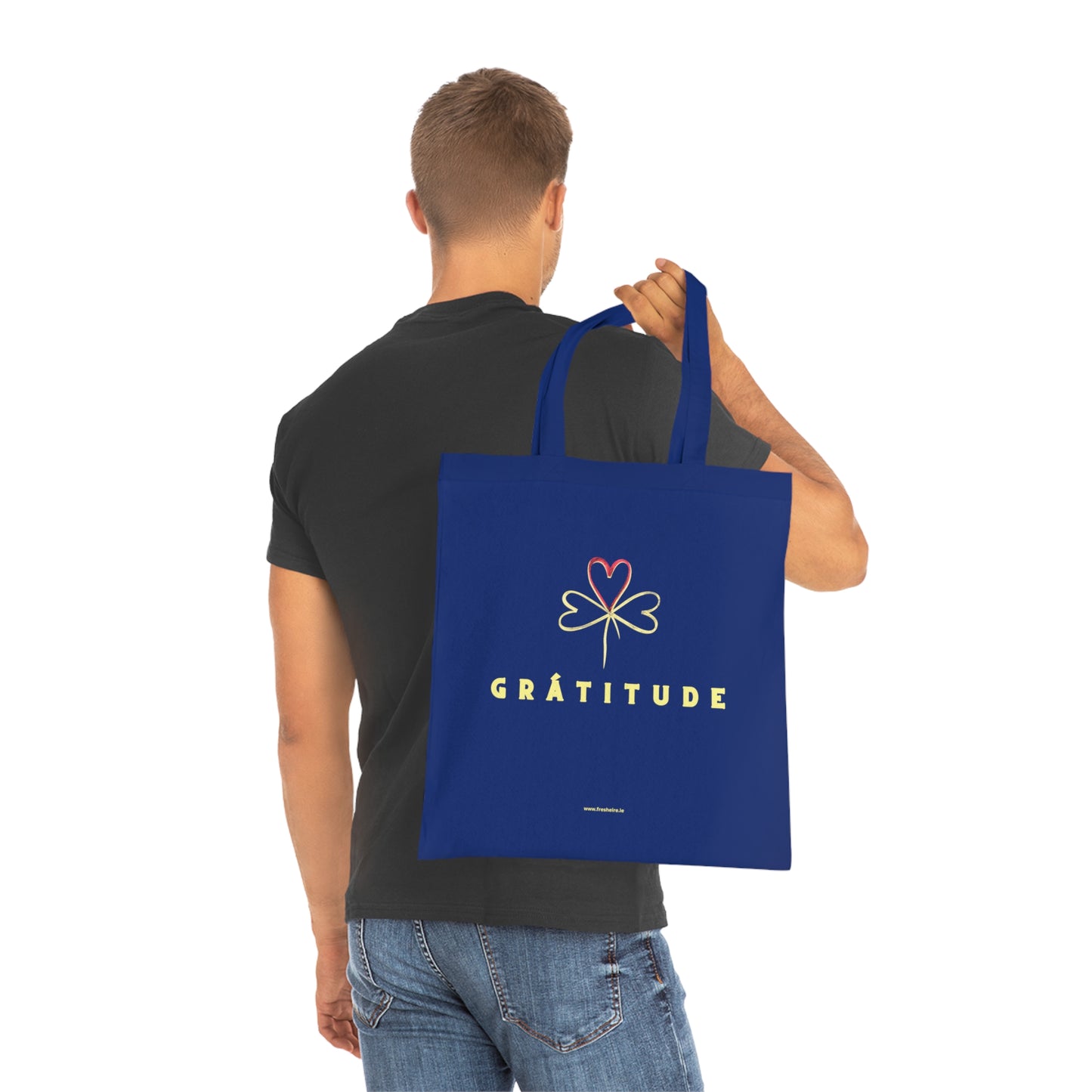 GRÁTITUDE Woven Tote Bag