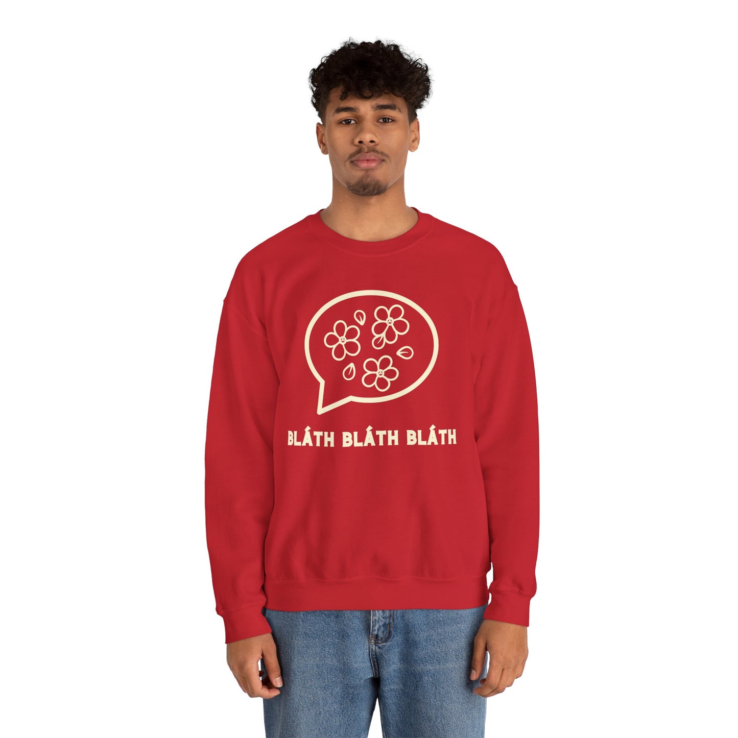 BLÁTH BLÁTH BLÁTH Unisex Heavy Blend  Crewneck Sweatshirt