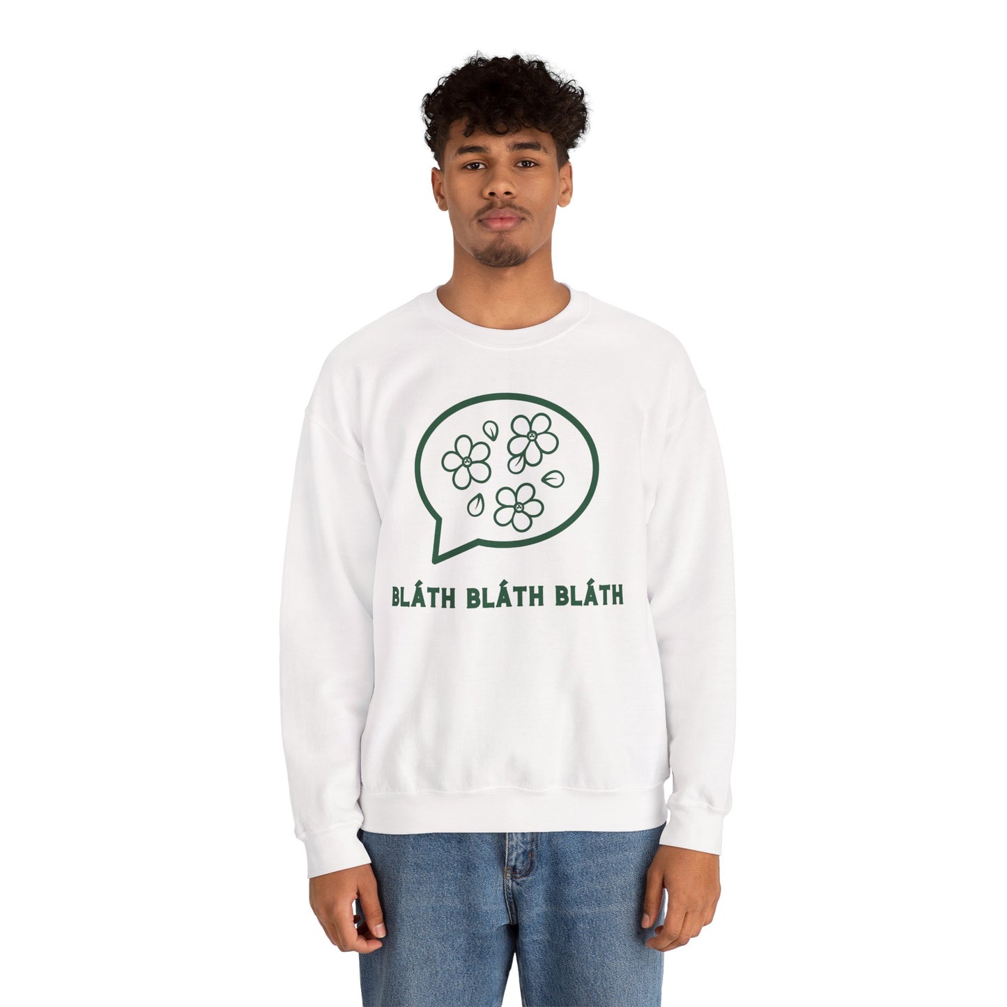 BLÁTH BLÁTH BLÁTH Unisex Heavy Blend  Crewneck Sweatshirt