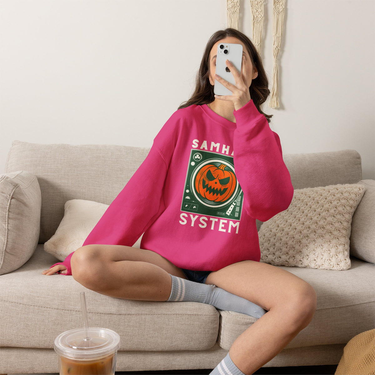 SAMHAIN SYSTEM Unisex Heavy Blend Crewneck Sweatshirt