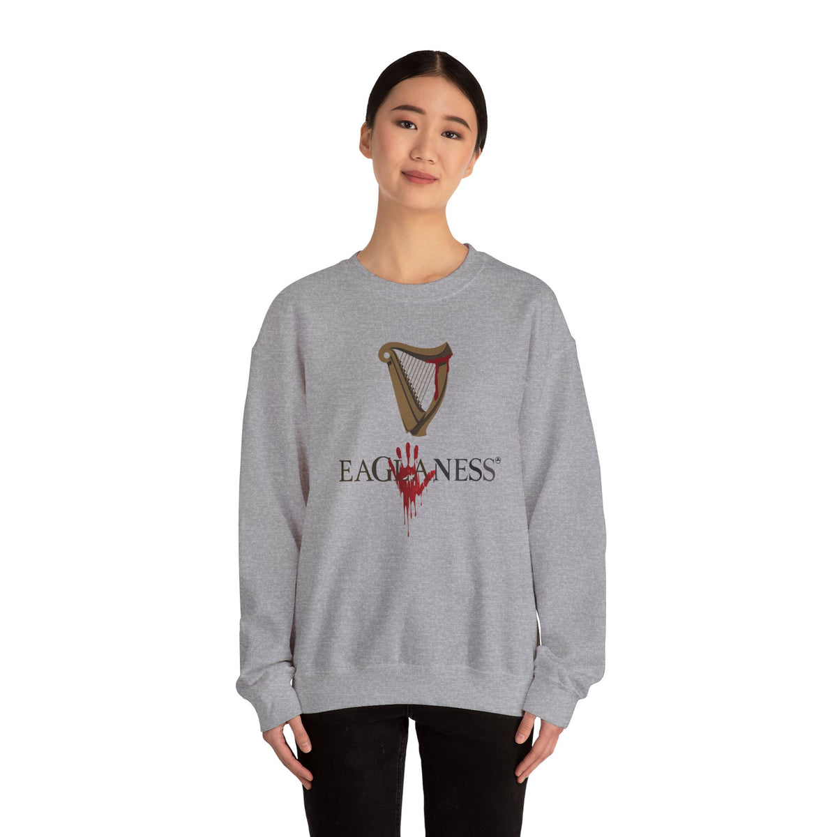 EAGLANESS Unisex Heavy Blend Crewneck Sweatshirt