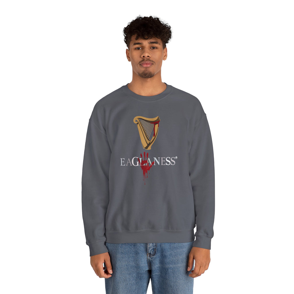 EAGLANESS Unisex Heavy Blend Crewneck Sweatshirt