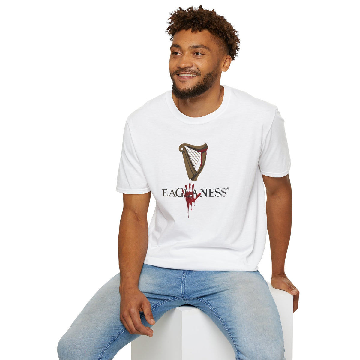 EAGLANESS 100% Cotton Unisex Softstyle T-Shirt