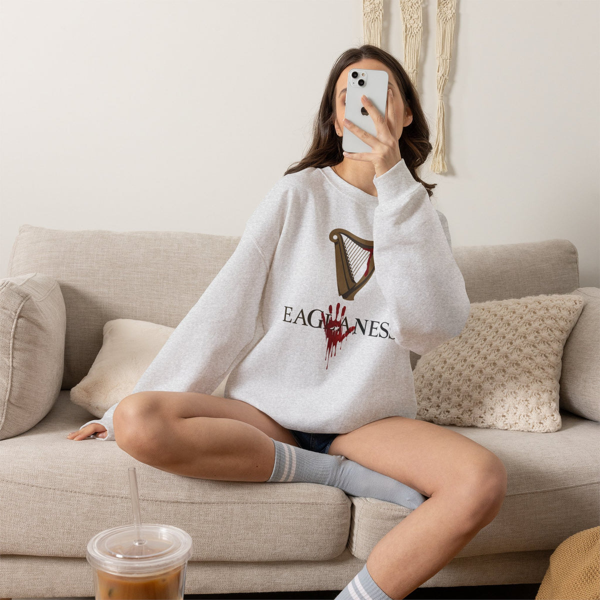 EAGLANESS Unisex Heavy Blend Crewneck Sweatshirt