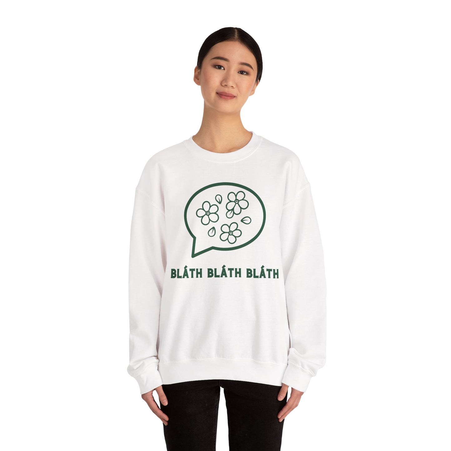 BLÁTH BLÁTH BLÁTH Unisex Heavy Blend  Crewneck Sweatshirt