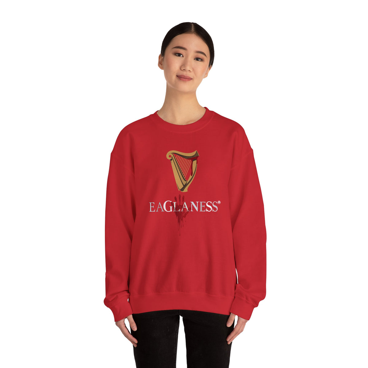 EAGLANESS Unisex Heavy Blend Crewneck Sweatshirt