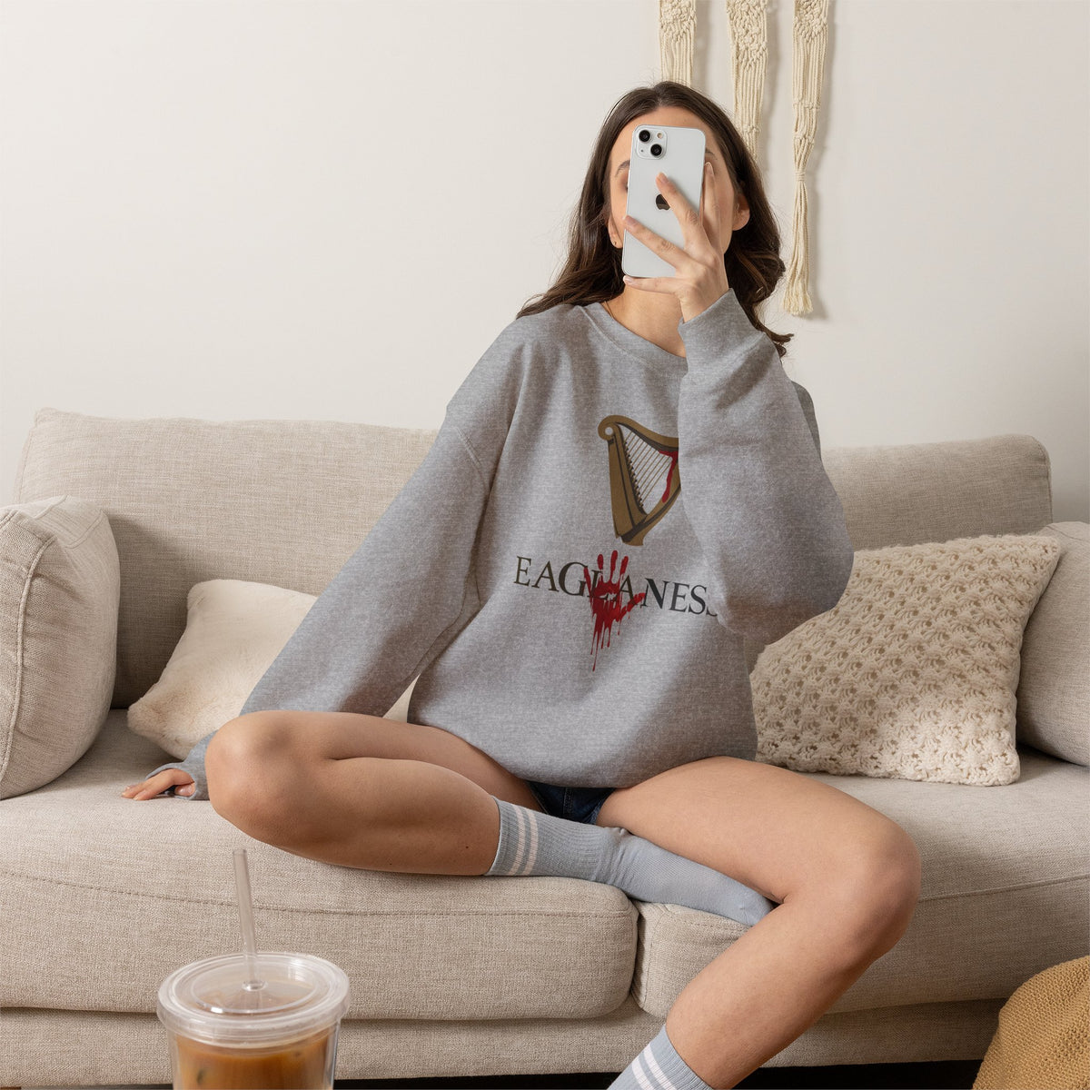 EAGLANESS Unisex Heavy Blend Crewneck Sweatshirt