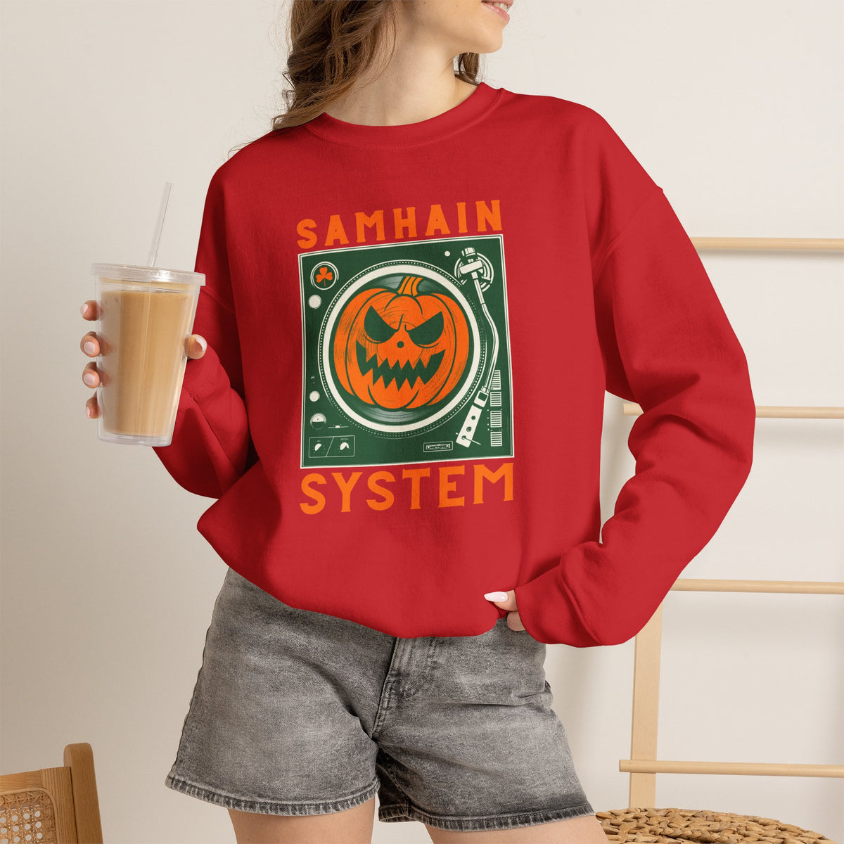 SAMHAIN SYSTEM Unisex Heavy Blend Crewneck Sweatshirt
