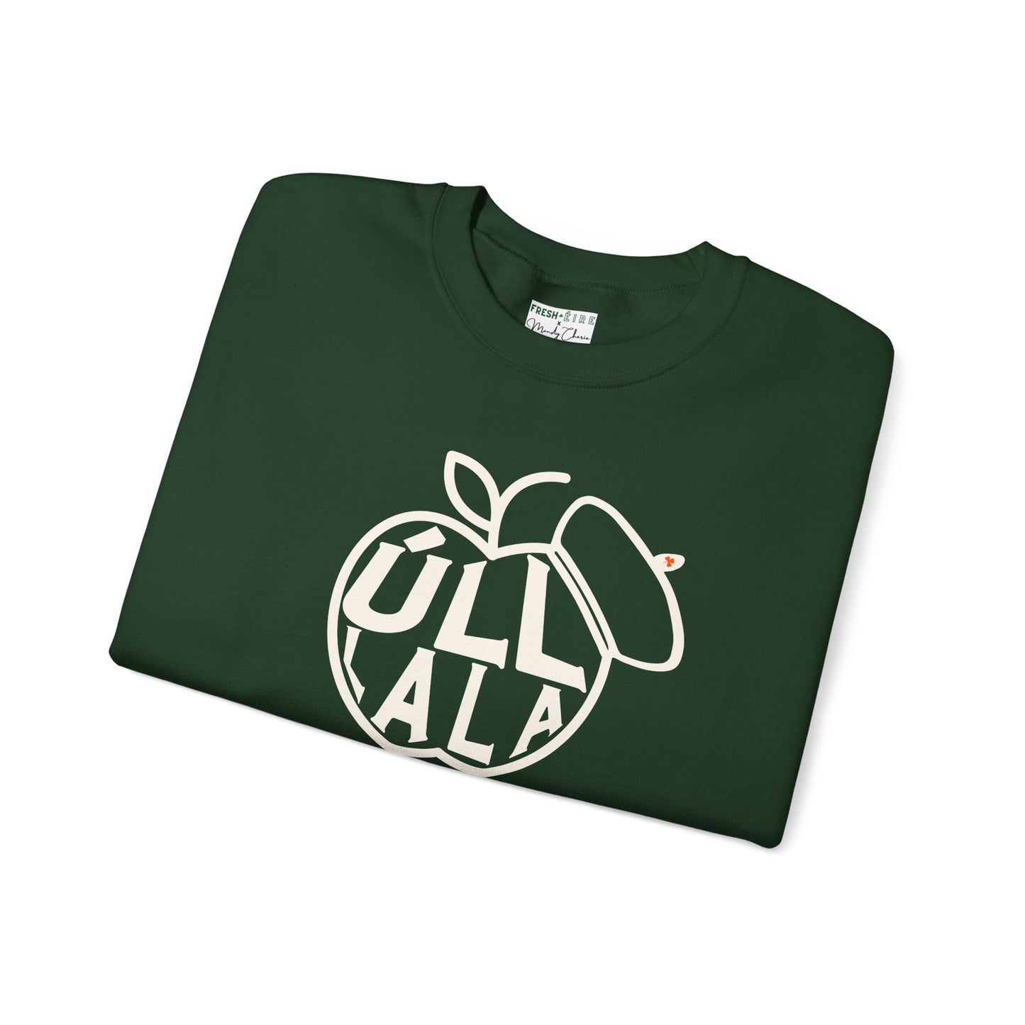 ÚLL LA LA wht Unisex Heavy Blend™ Crewneck Sweatshirt