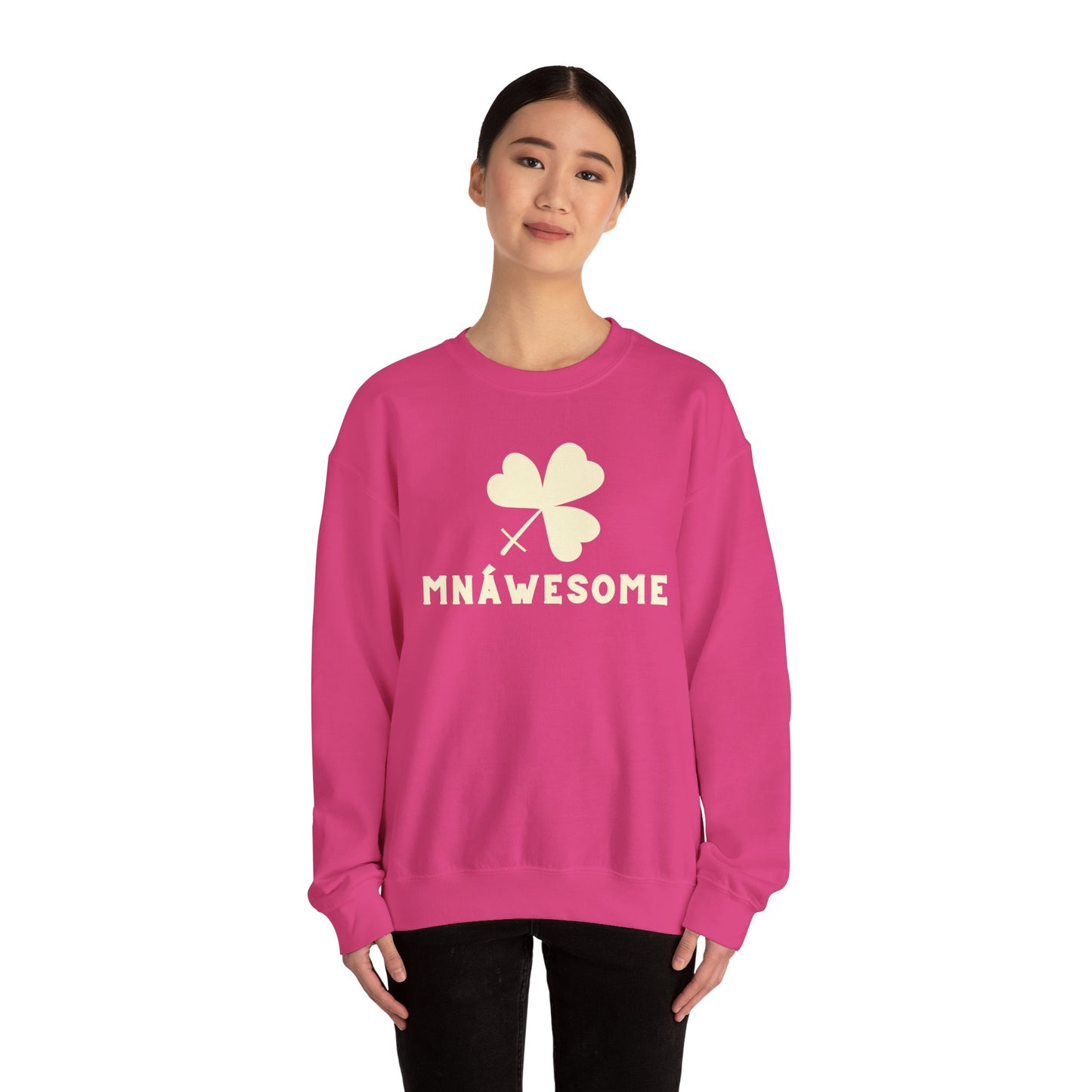 MNÁWESOME Unisex Heavy Blend Crewneck Sweatshirt