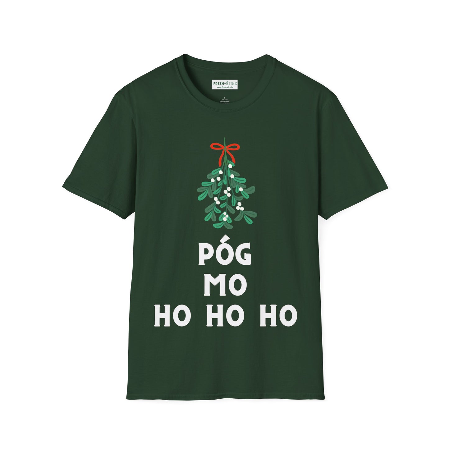 PÓG MO HO HO HO Unisex Softstyle 100% Cotton T-Shirt