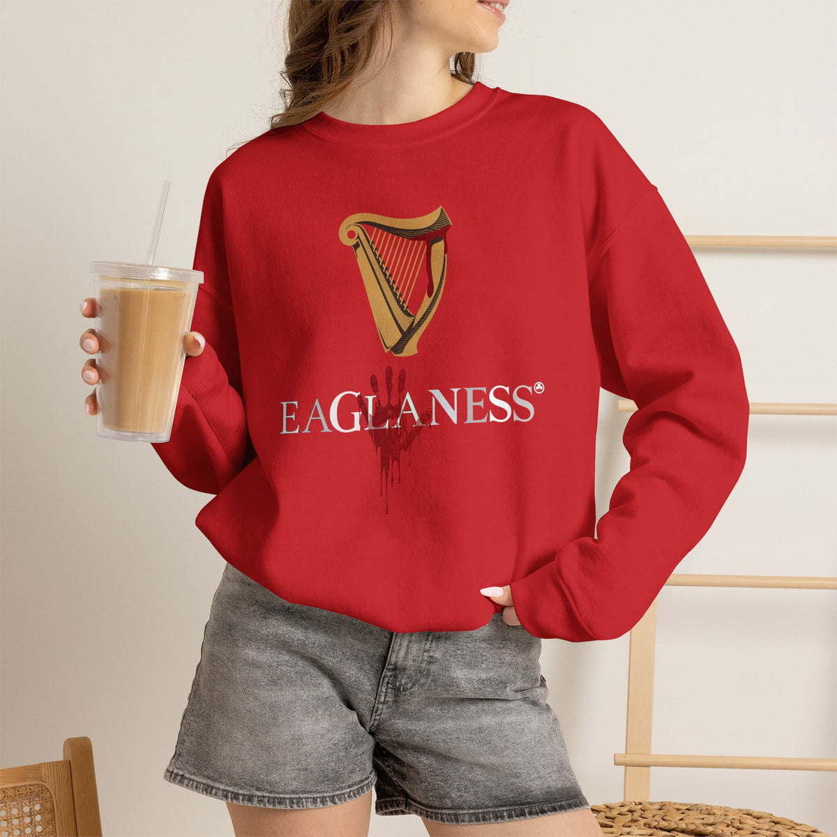 EAGLANESS Unisex Heavy Blend Crewneck Sweatshirt