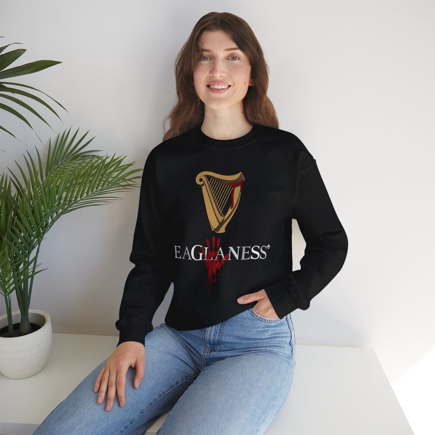 EAGLANESS Unisex Heavy Blend Crewneck Sweatshirt