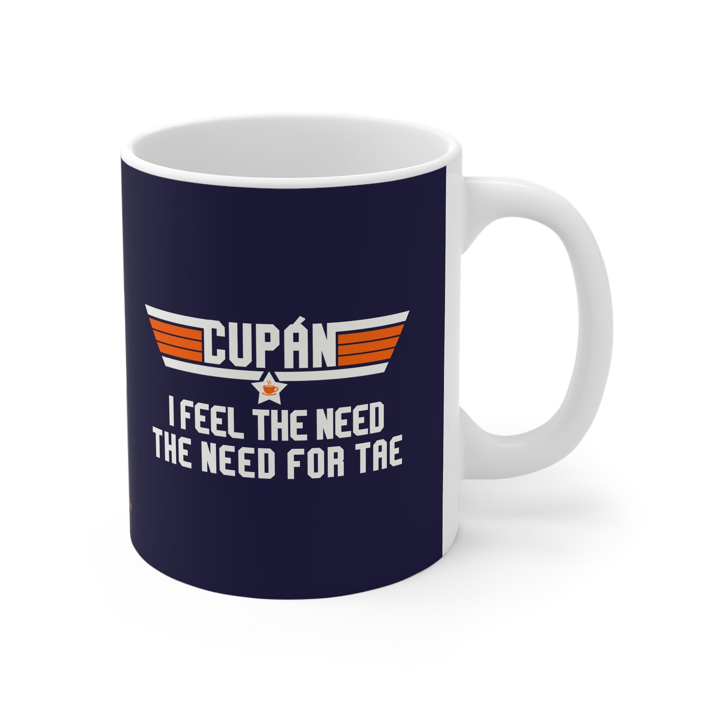 CUPÁN 33cl White Ceramic Mug