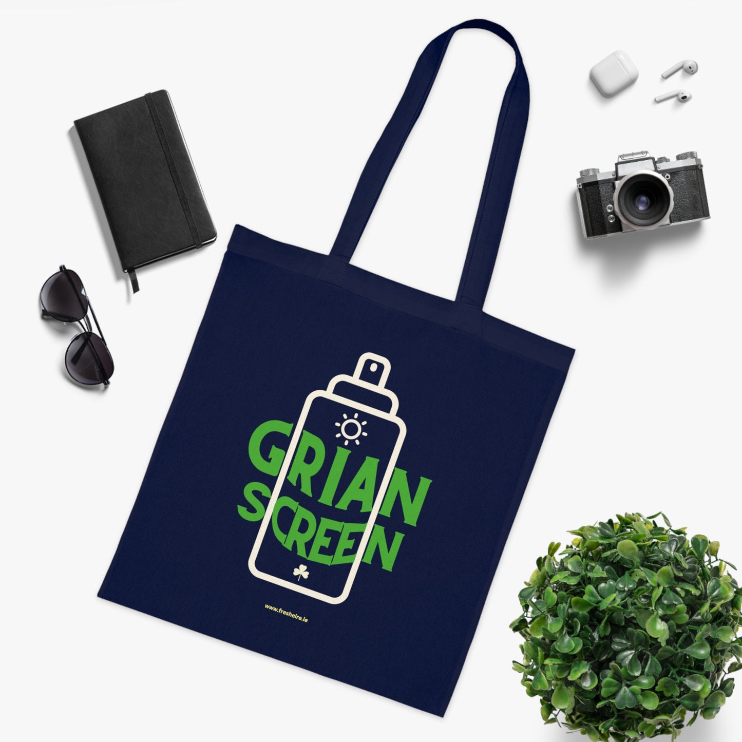 GRIAN SCREEN 100% Cotton Tote Bag