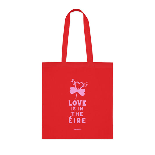 LOVE IS IN THE ÉIRE 2 V DAY 100% Cotton Tote Bag