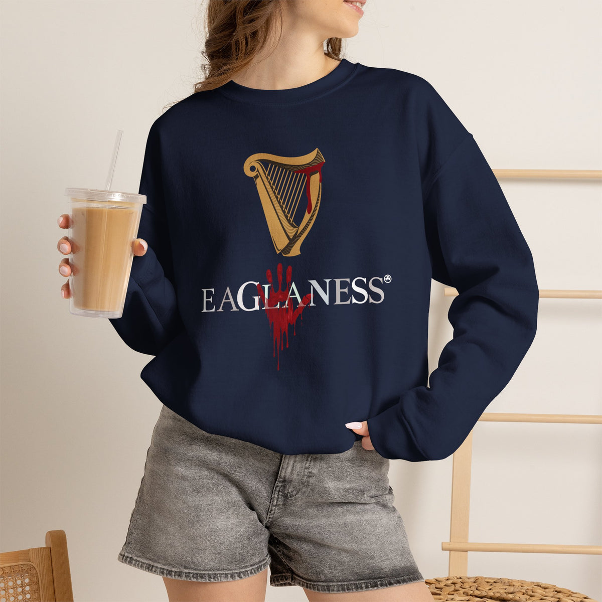 EAGLANESS Unisex Heavy Blend Crewneck Sweatshirt
