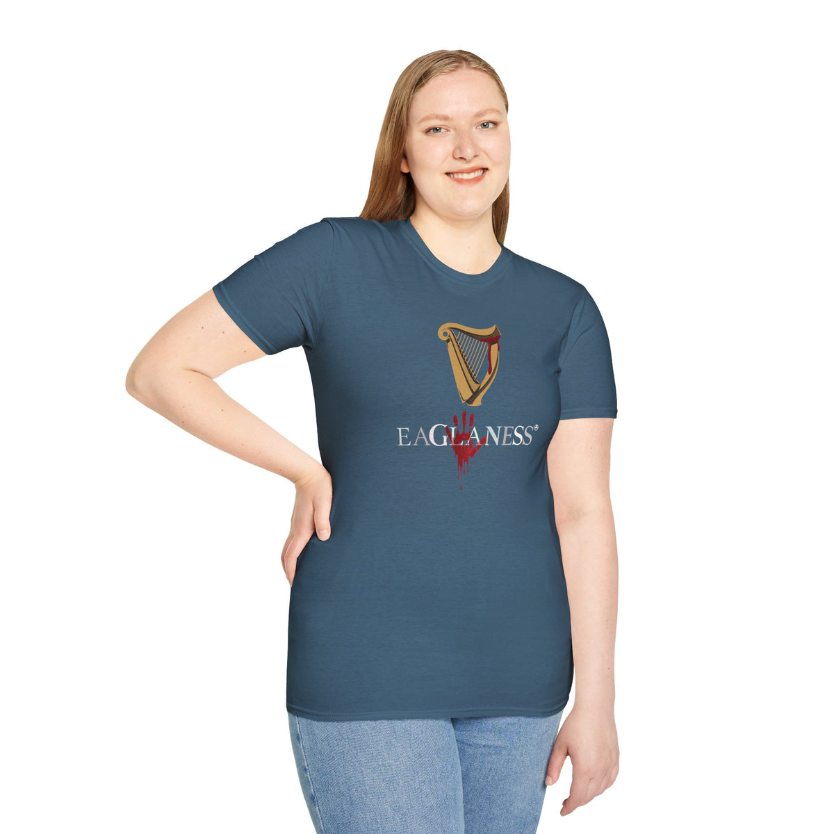 EAGLANESS 100% Cotton Unisex Softstyle T-Shirt
