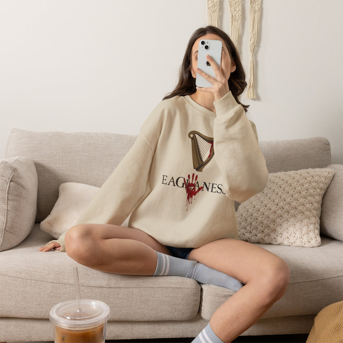 EAGLANESS Unisex Heavy Blend Crewneck Sweatshirt