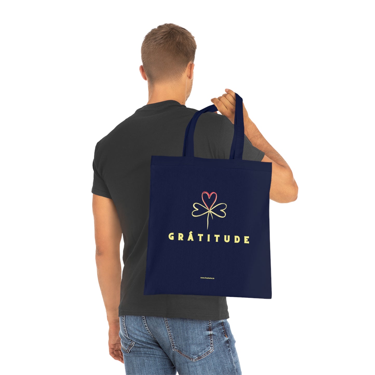 GRÁTITUDE Woven Tote Bag