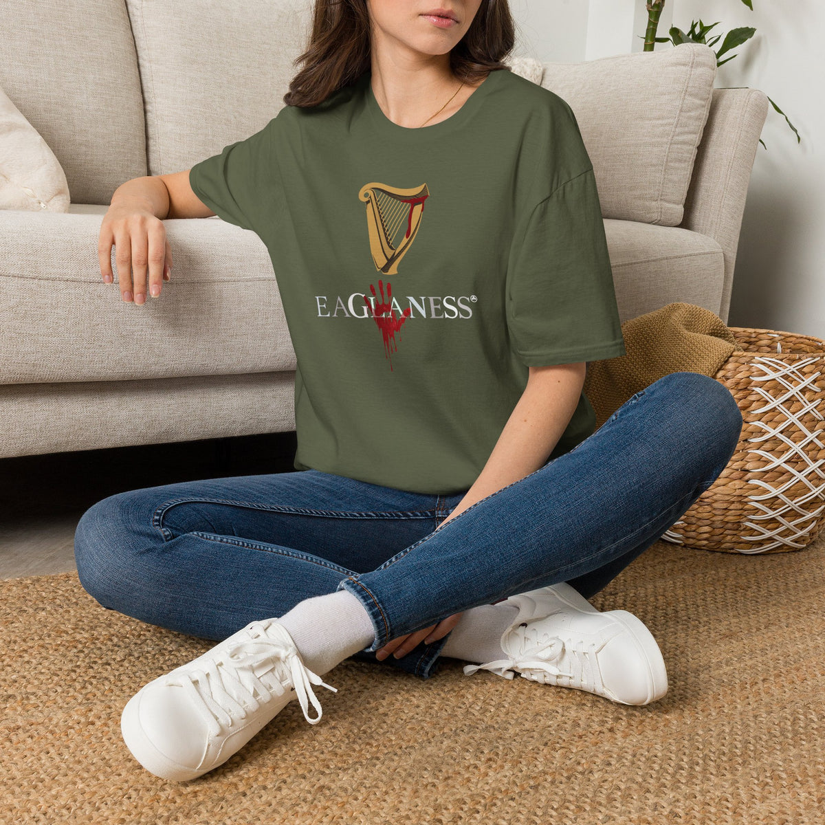 EAGLANESS 100% Cotton Unisex Softstyle T-Shirt