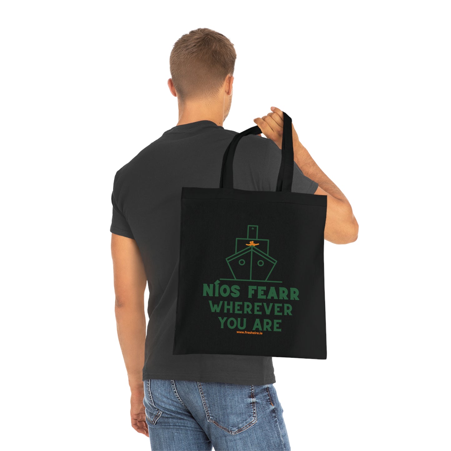 NÍOS FEARR, WHEREVER YOU ARE 100% Cotton Tote Bag