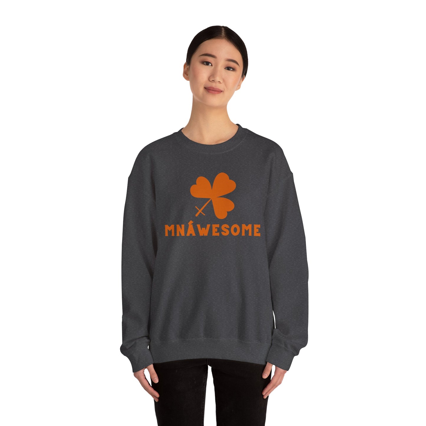 MNÁWESOME Unisex Heavy Blend Crewneck Sweatshirt
