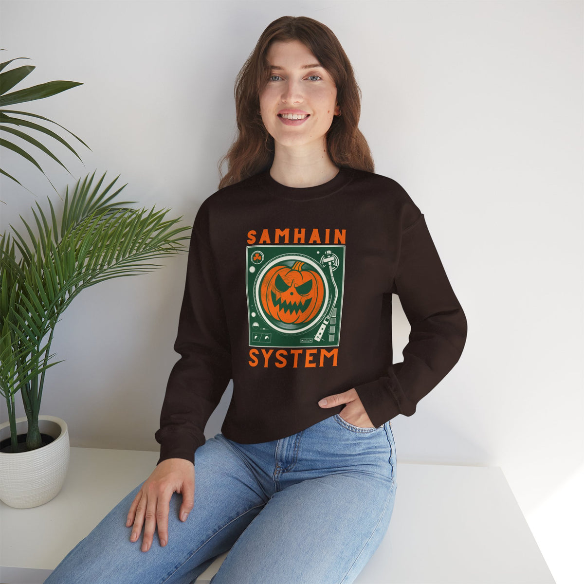 SAMHAIN SYSTEM Unisex Heavy Blend Crewneck Sweatshirt