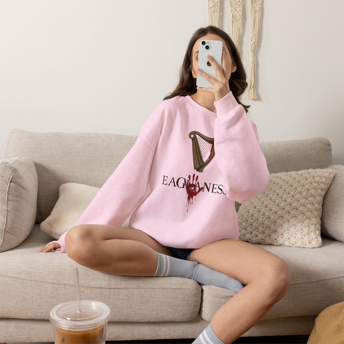 EAGLANESS Unisex Heavy Blend Crewneck Sweatshirt