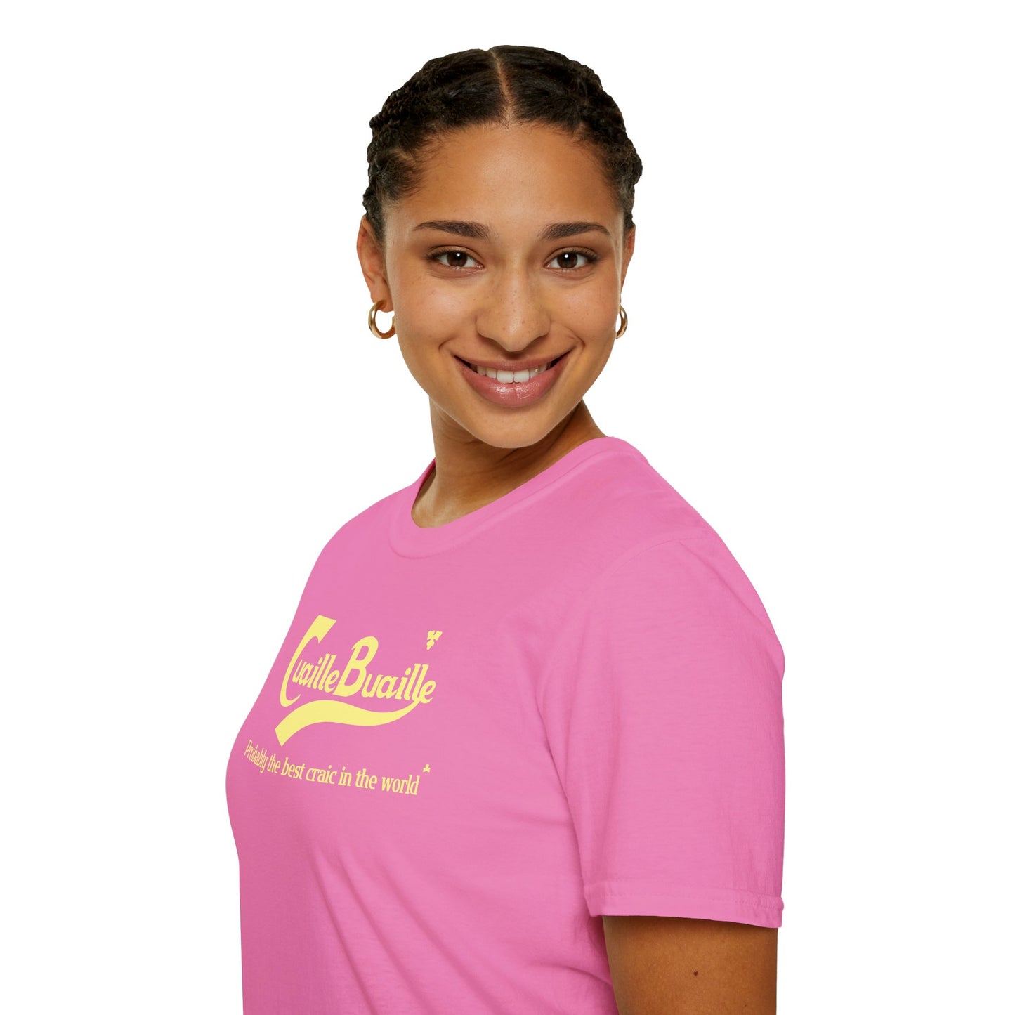 Cuaille Buaille  Probably the best craic in the world Unisex Softstyle 100% Cotton T-Shirt