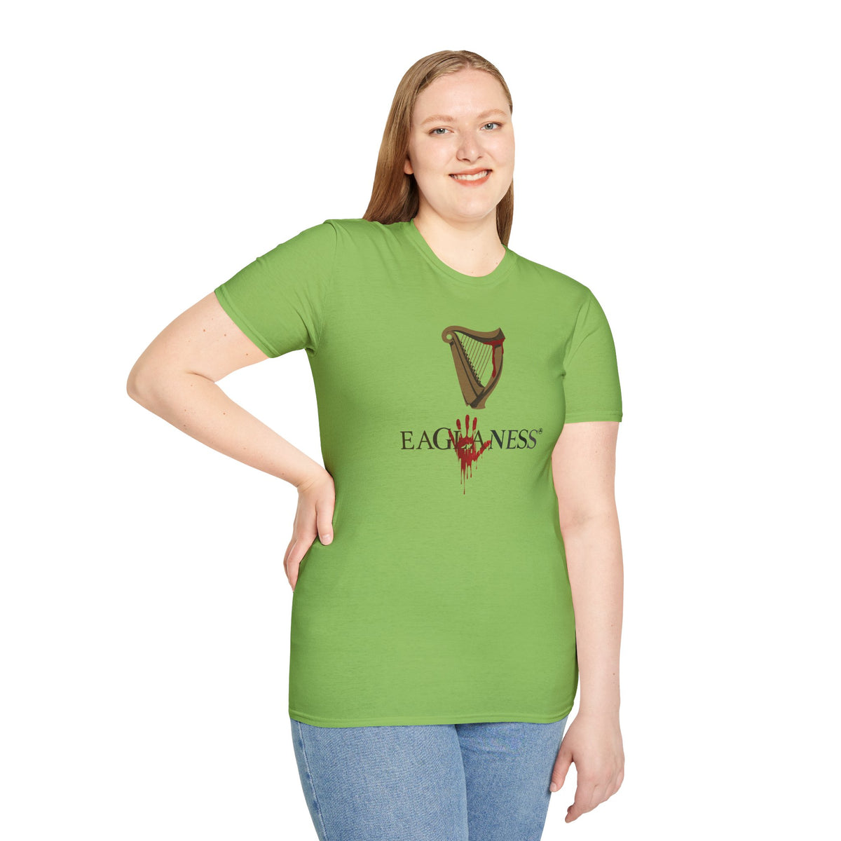 EAGLANESS 100% Cotton Unisex Softstyle T-Shirt