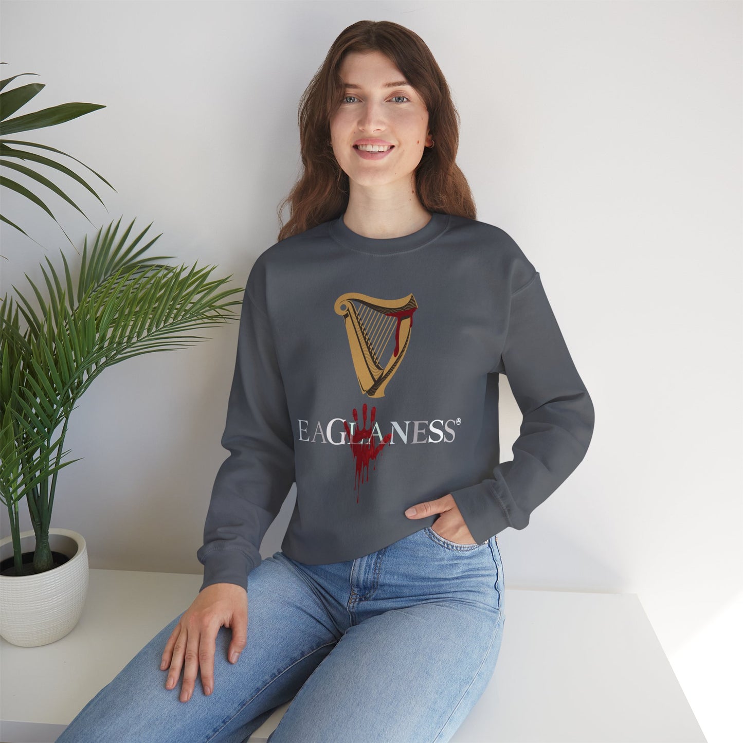 EAGLANESS Unisex Heavy Blend Crewneck Sweatshirt