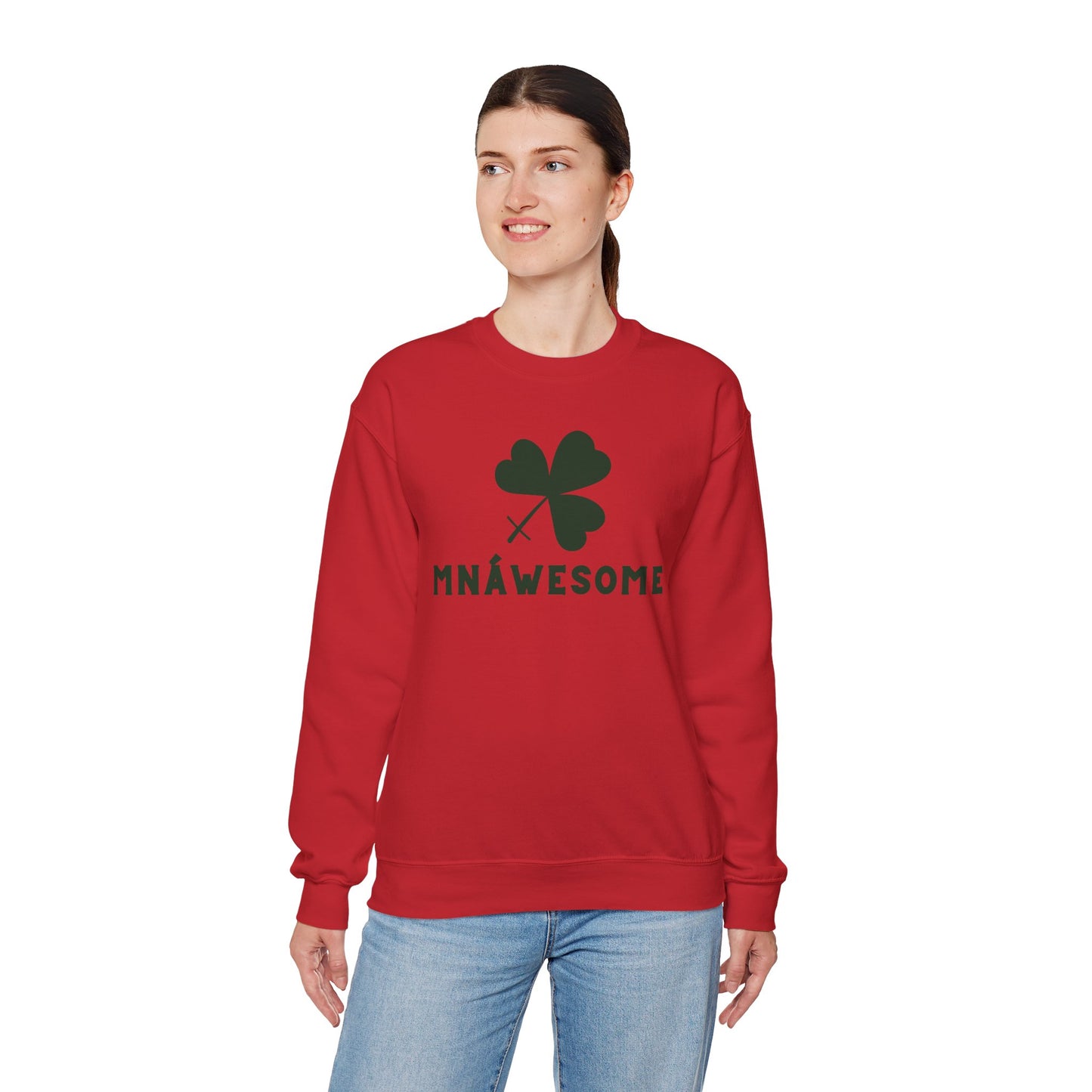 MNÁWESOME Unisex Heavy Blend Crewneck Sweatshirt