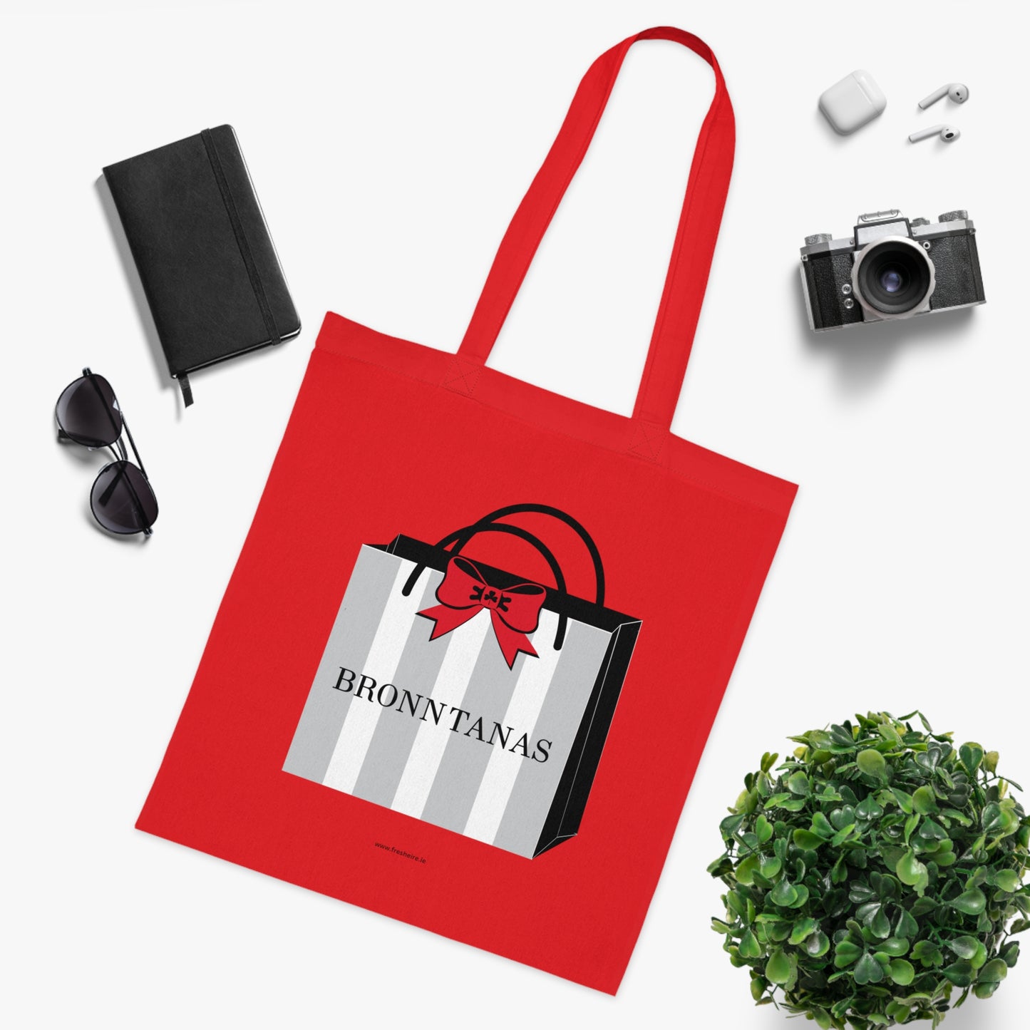 BRONNTANAS xmas 100% Cotton Tote Bag