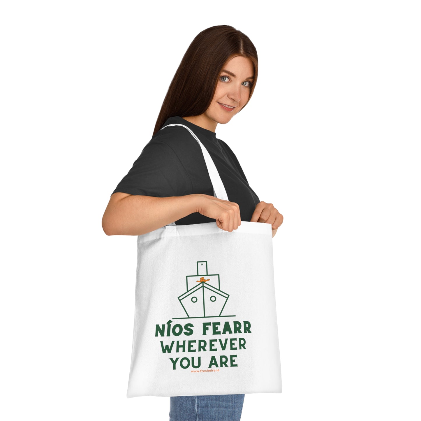 NÍOS FEARR, WHEREVER YOU ARE 100% Cotton Tote Bag