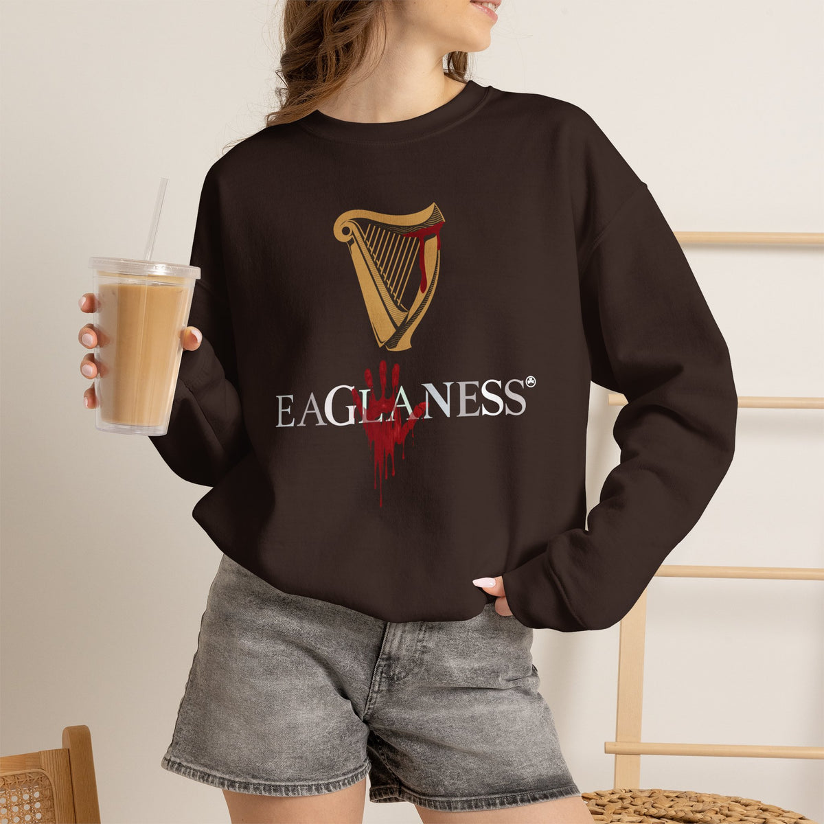 EAGLANESS Unisex Heavy Blend Crewneck Sweatshirt