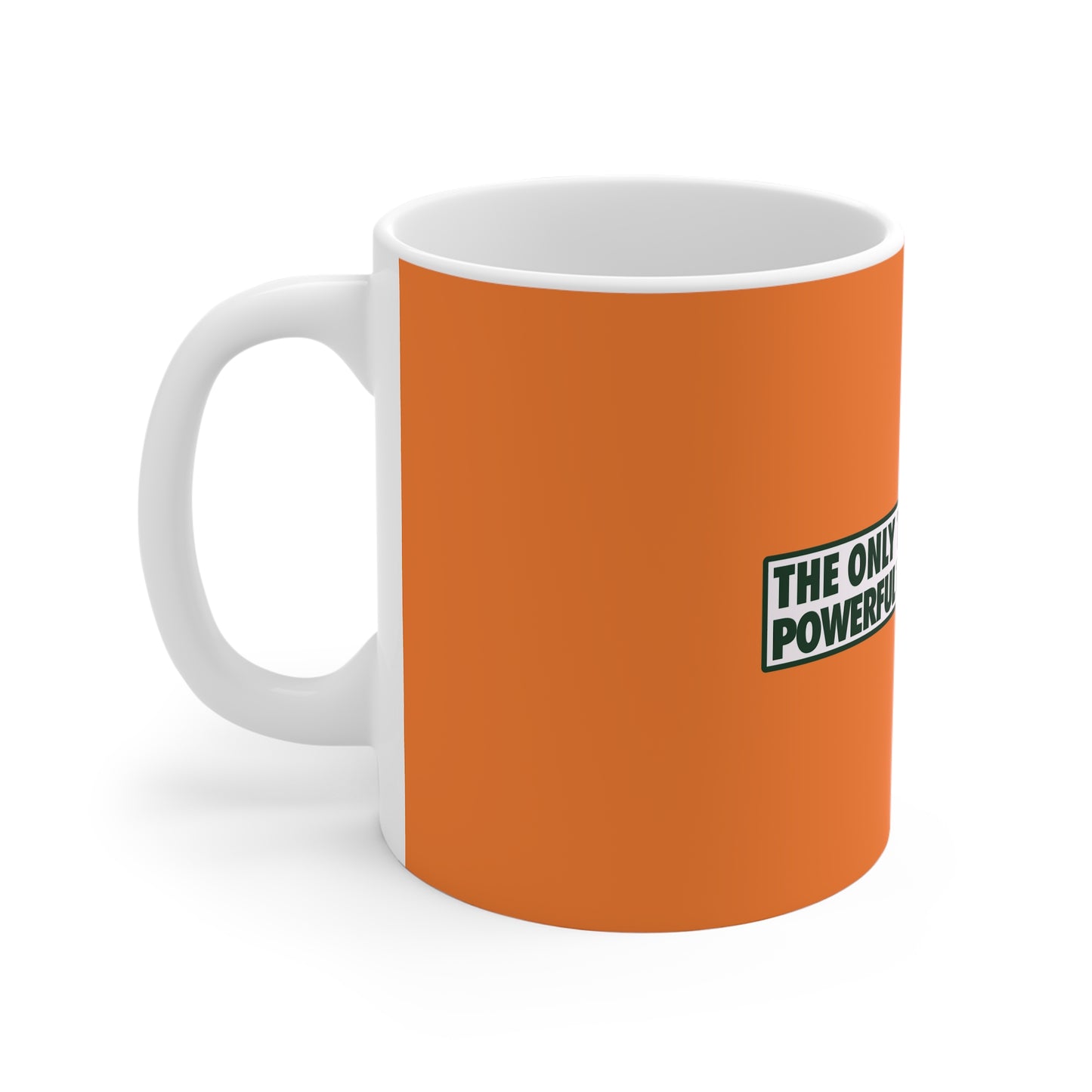 THE ONLY THING MORE POWERFUL THAN GRÁIN IS GRÁ 33cl White Ceramic Mug
