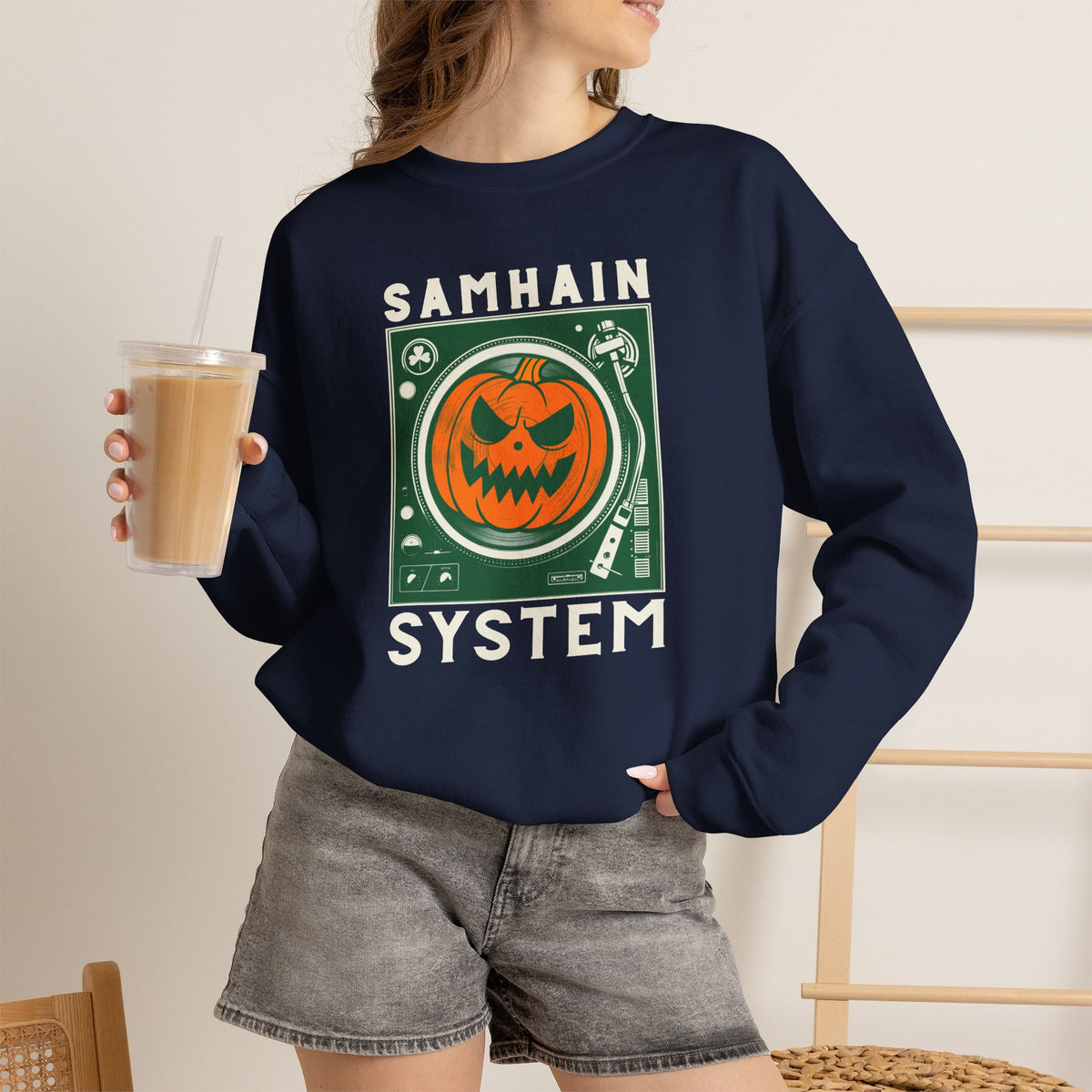 SAMHAIN SYSTEM Unisex Heavy Blend Crewneck Sweatshirt
