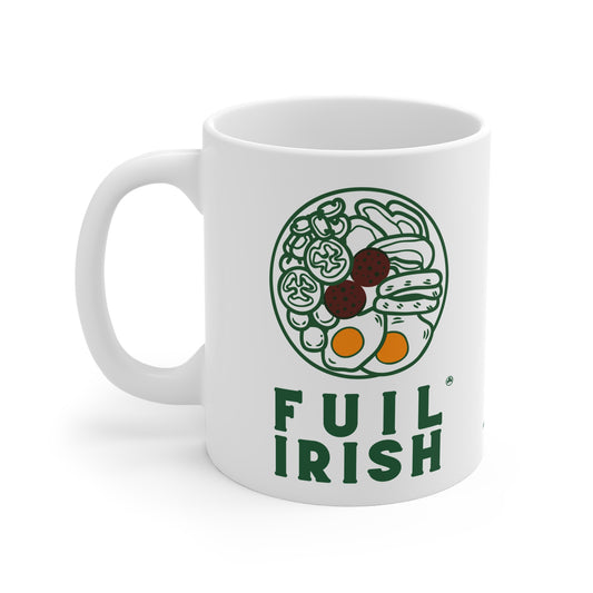 FUIL IRISH 33cl White Ceramic Mug