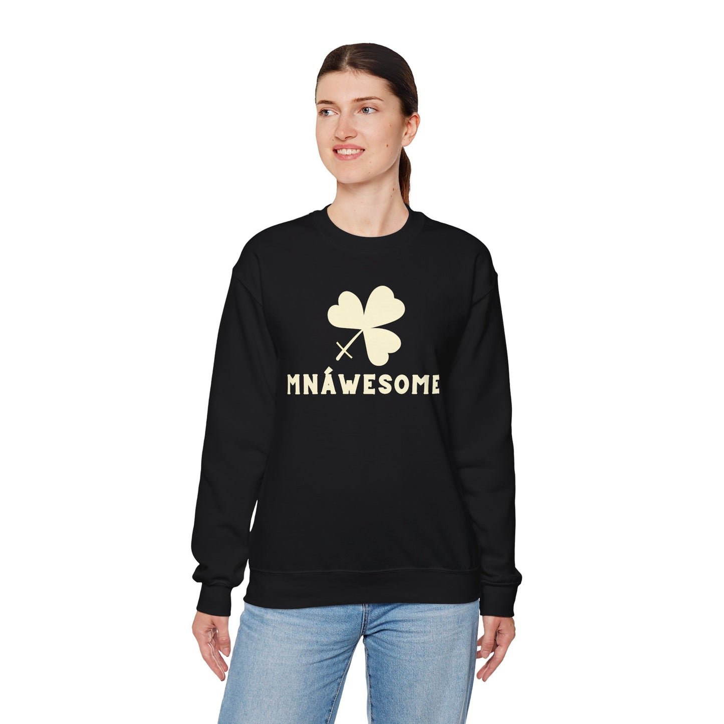 MNÁWESOME Unisex Heavy Blend Crewneck Sweatshirt